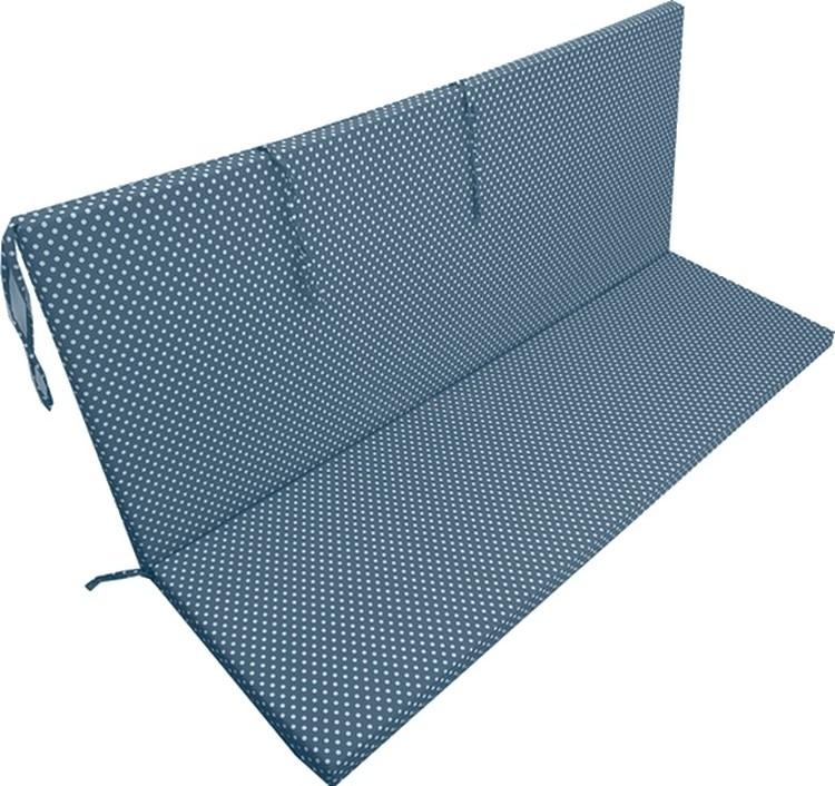 Sedák /polstr/ na houpačku hladký, puntík hnědý