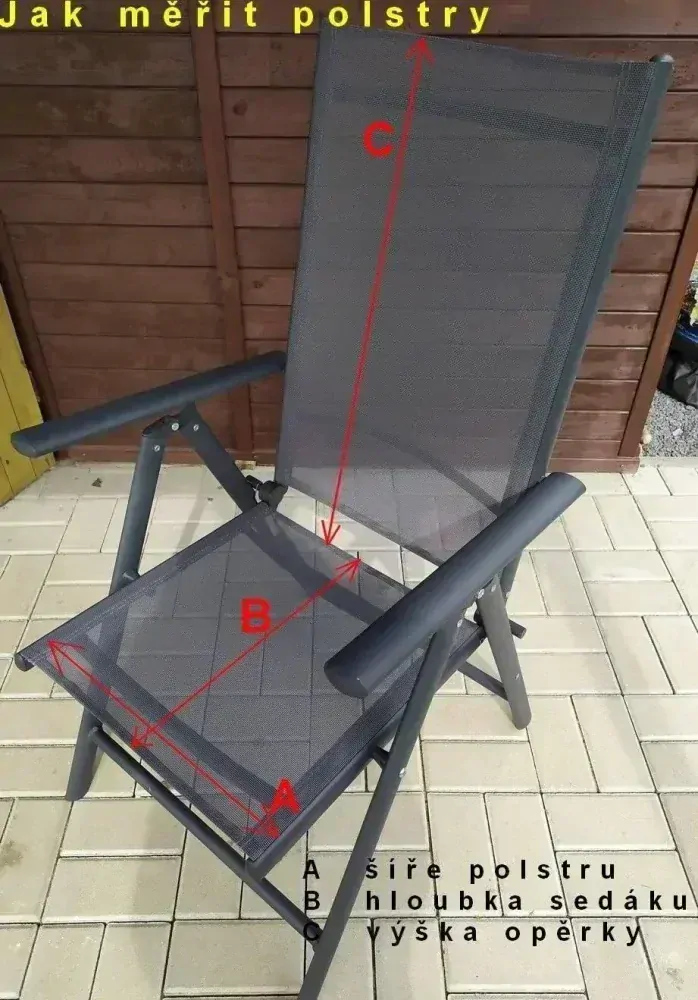 Polstr na křeslo ZELENÁ KRAJKA - poslední kus za tuto cenu