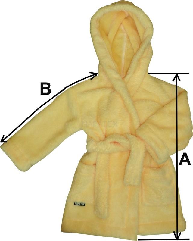 Dětský župan smetanový