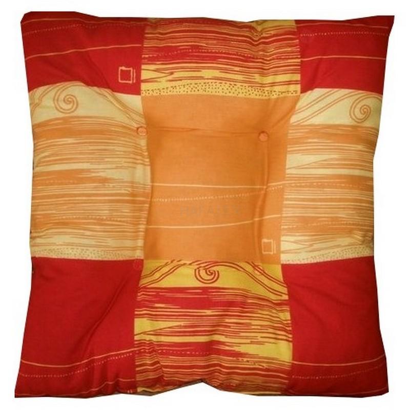 SEDÁK, POLSTR NA ŽIDLI "Martina oranžová"