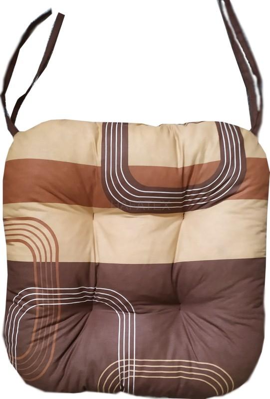 Sedák, polstr na židli KLÁRA HNĚDÁ