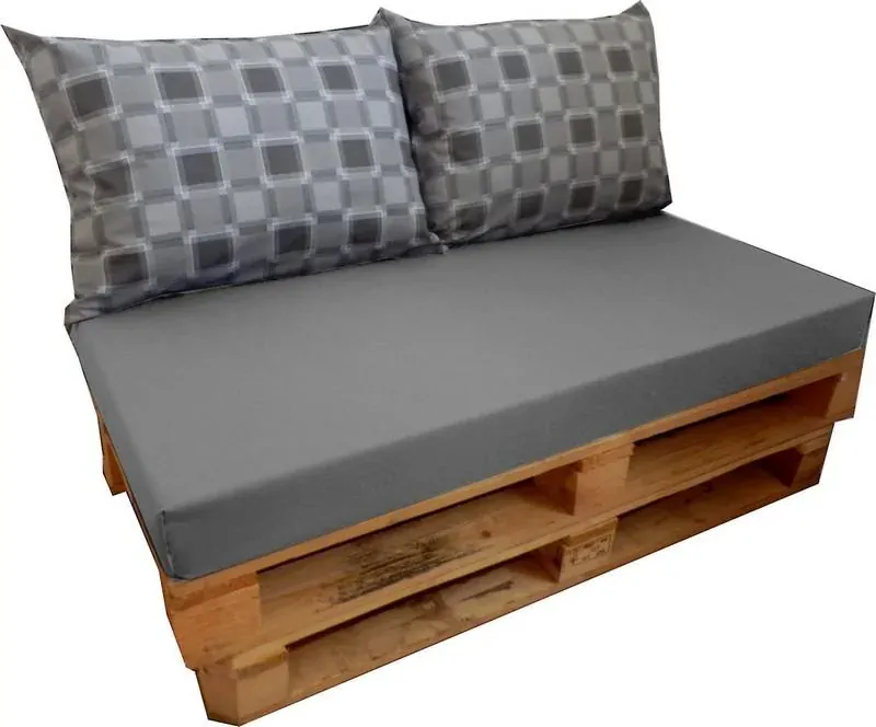 Polstr na paletový nábytek OXANA COMFORT 2 kostka šedá