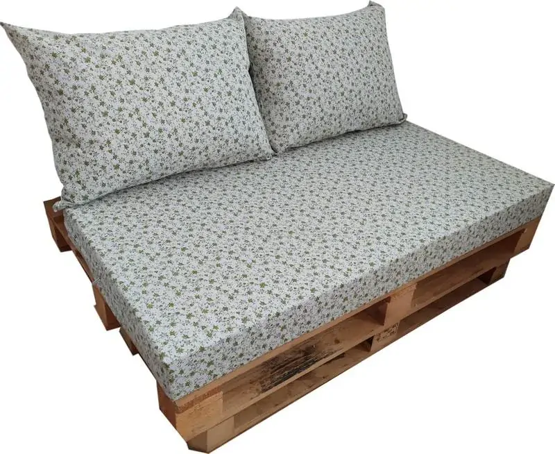 Polstr na paletový nábytek PARADIS červená kvítka