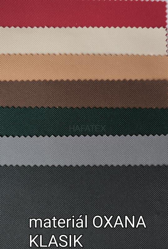Vodě odolný hladký polstr OXANA CLASIK