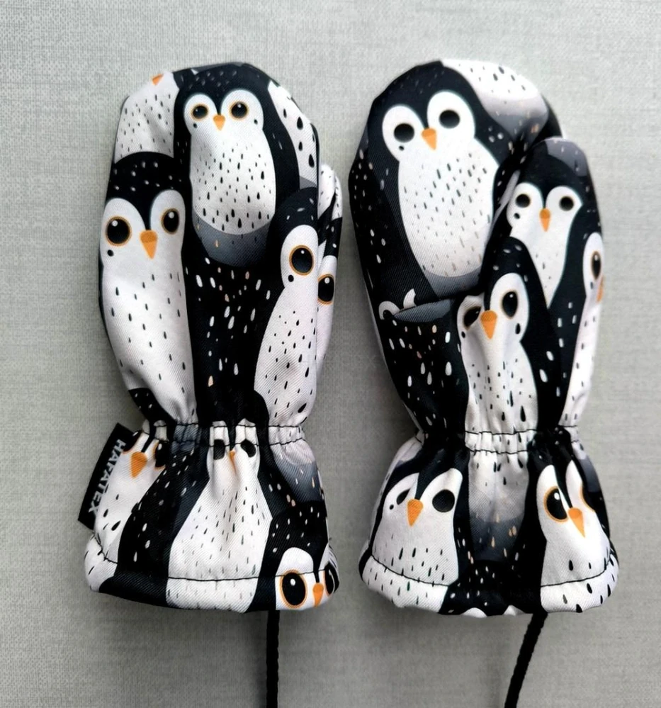 Softshellové rukavice palcové TUČŇÁCI