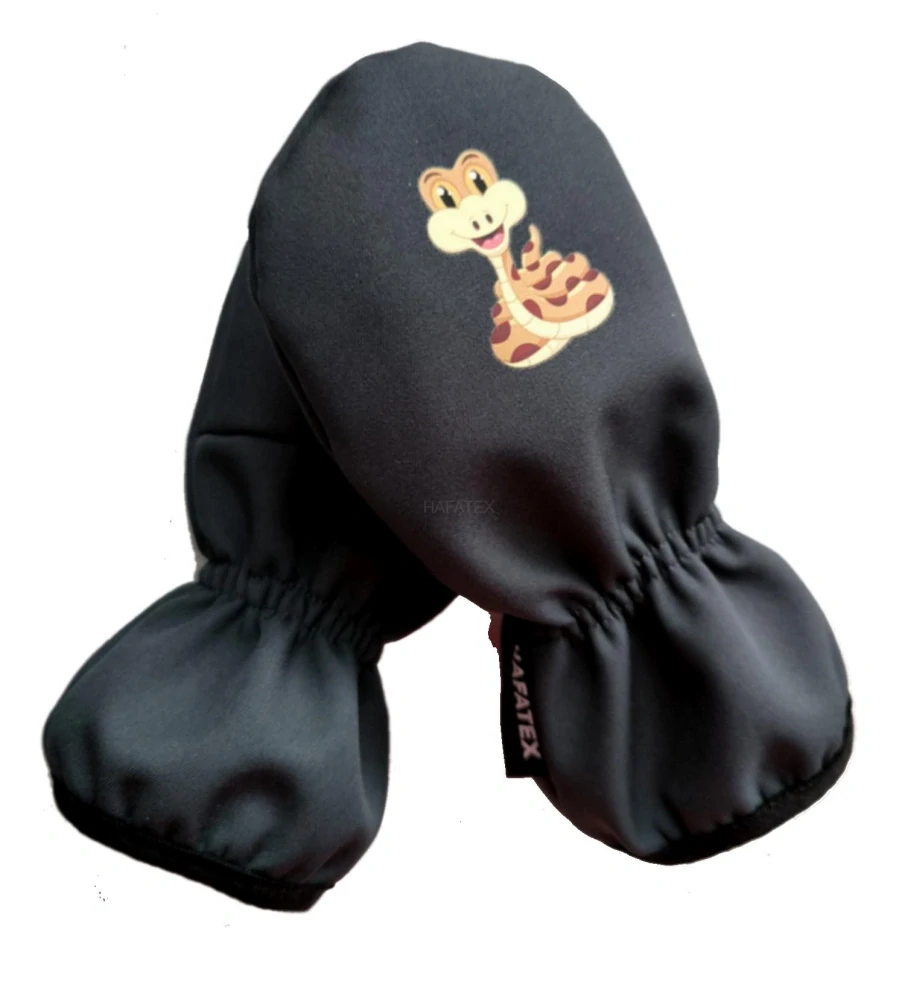 Softshellové rukavice palcové KOBRA