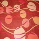 Sedák na židli prošívaný PATCHWORK HNĚDÝ /cena při objednání 6ks/