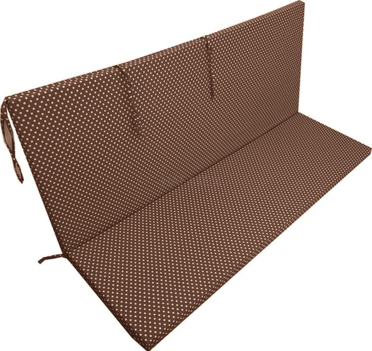 Sedák /polstr/ na houpačku hladký, puntík červený