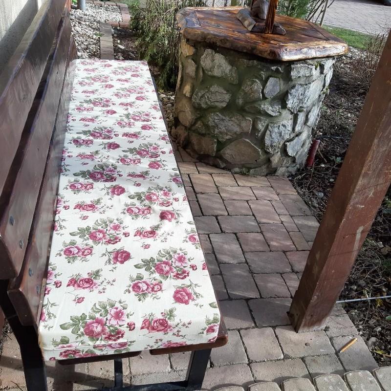 Polstr na dřevěnou lavici