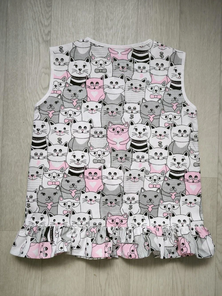 Dívčí zástěrka FIALOVÝ PUNTÍK více velikostí