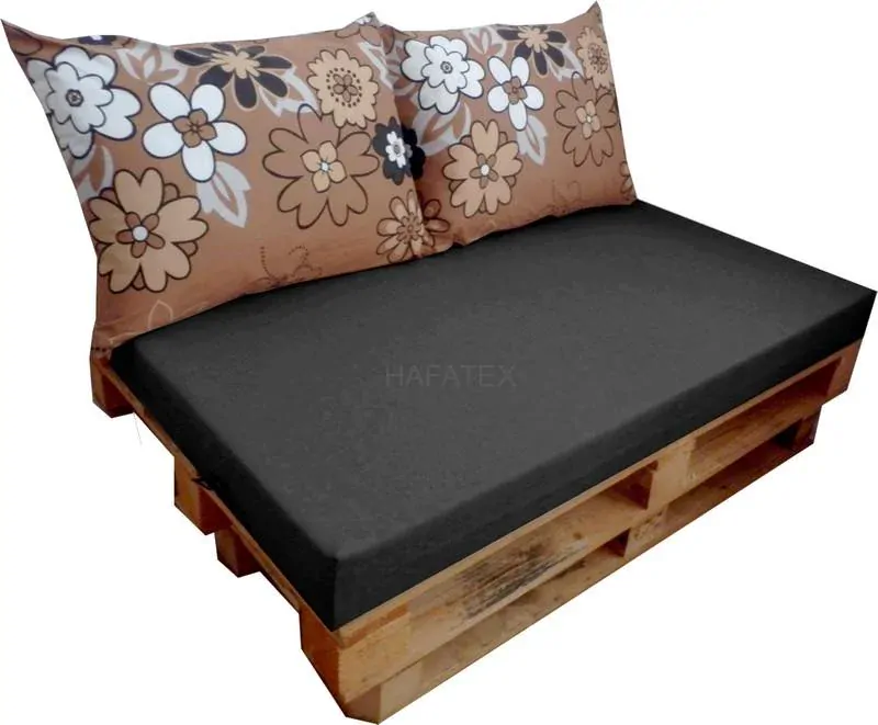 Polstr na paletový nábytek OXANA COMFORT 2 louka skořice