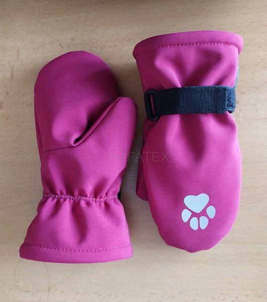 Softshellové rukavice - JEDNA TLAPIČKA (více barev)