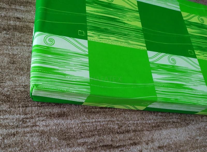 Hladký polstr na botník i lavici MARTINA ZELENÁ