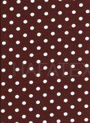 Polštář proti průvanu kulatý, šedý puntík