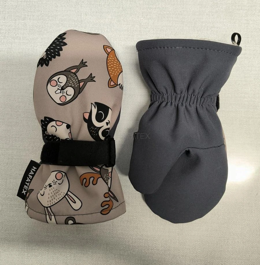 Dětské softshellové rukavice - ZVÍŘÁTKA - více velikostí