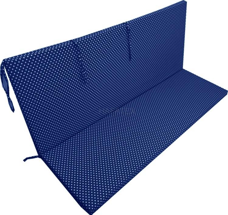 Sedák /polstr/ na houpačku hladký, puntík červený