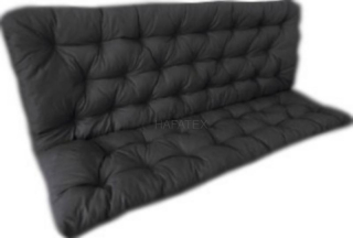 Prošívaný polstr na houpačku KAROLÍNA ANTRACIT