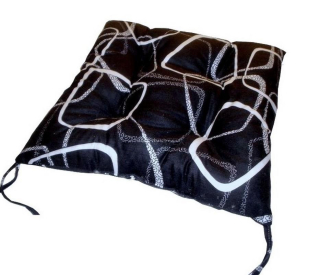 Sedák, polstr na židli TELEVÍZKY ČERNÉ skladem 3 kusy