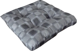 Sedák, polstr na židli  EVA ŠEDÁ