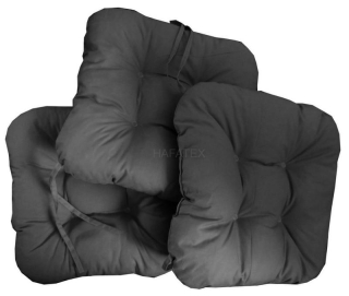 Sedák, polstr na židli BÁRA ŠEDÁ, posledních 5 kusů