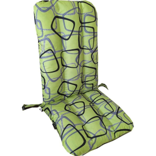 Luxusní polstr na křeslo s povlakem TELEVÍZKY ZELENÉ /vzorový kus/
