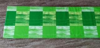 Hladký polstr na botník i lavici MARTINA ZELENÁ