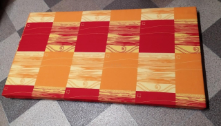 Hladký polstr MARTINA ORANŽOVÁ