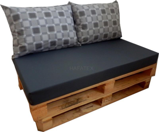 Polstr na paletový nábytek OXANA COMFORT 2 kostka šedá