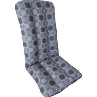 Polstr /sedák/ na houpačku EVA ŠEDÁ - NOVINKA 10/12cm silný polstr s povlakem na zip