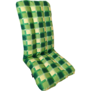 Polstr na křeslo s povlakem EVA ZELENÁ 2