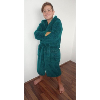 Dětský župan petrolejový 