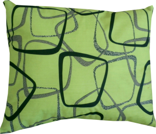 Povlak, polštářek, závěsy TELEVÍZKY ZELENÉ