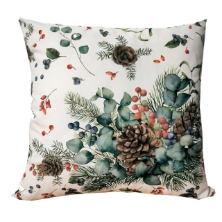 Luxusní vánoční povlak, polštářek, závěsy BORDURA