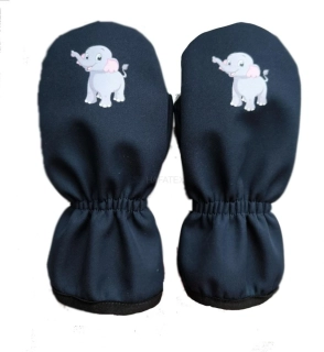 Softshellové rukavice palcové SLŮNĚ více barev