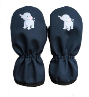 Softshellové rukavice palcové SLŮNĚ více barev