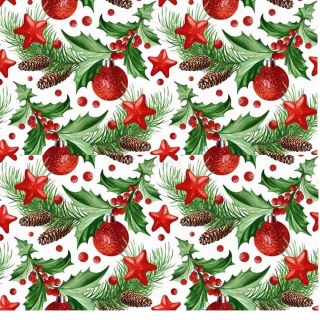 Luxusní vánoční metráž VĚTVIČKY