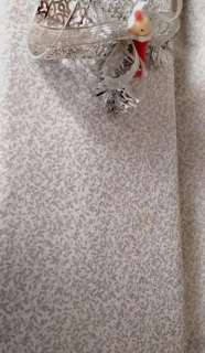 Luxusní vánoční metráž STŘÍBRNÉ VĚTVIČKY