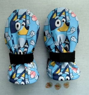 Softshellové rukavice Bluey, více velikostí